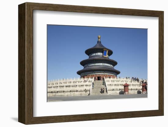 China, Beijing, Hall of Prayer for Good Harvest, Temple of Heaven Park-Paul Souders-Framed Photographic Print