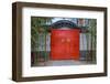 China, Beijing, Large Red Door Entry at Summer Palace-Terry Eggers-Framed Photographic Print