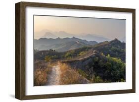 China, Beijing Municipality, Miyun County, Great Wall of China (Unesco World Heritage Site)-Alan Copson-Framed Photographic Print