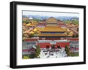 China, Beijing, the Forbidden City in Beijing Looking South-Gavin Hellier-Framed Photographic Print