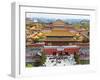 China, Beijing, the Forbidden City in Beijing Looking South-Gavin Hellier-Framed Photographic Print