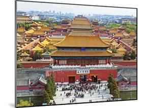 China, Beijing, the Forbidden City in Beijing Looking South-Gavin Hellier-Mounted Photographic Print