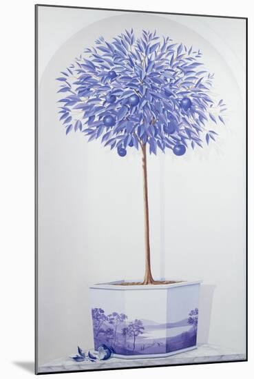 China Blue Tree Set in a Niche-Lincoln Seligman-Mounted Giclee Print