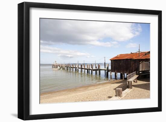 China Camp Pier-Lance Kuehne-Framed Photographic Print