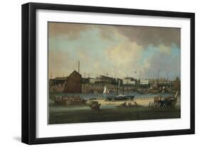 China, Canton, at Beginning of 1800s with Agencies for Foreign Companies-null-Framed Giclee Print