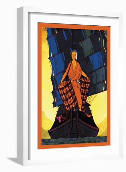 China-Cargoes-Frank Mcintosh-Framed Art Print