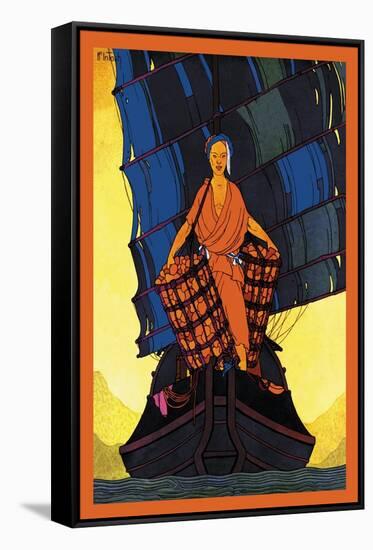 China-Cargoes-Frank Mcintosh-Framed Stretched Canvas