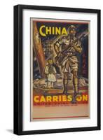 China Carries On-null-Framed Art Print