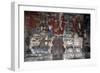 China, Chongqing, Dazu County, Dazu Rock Carvings with Stone Sculptures at Mount Baoding-null-Framed Giclee Print