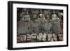 China, Chongqing, Dazu County, Dazu Rock Carvings with Stone Sculptures at Mount Baoding-null-Framed Giclee Print