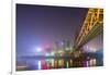 China, Chongqing, Dongshuimen Bridge Above Yangtze River-Paul Souders-Framed Premium Photographic Print