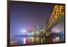 China, Chongqing, Dongshuimen Bridge Above Yangtze River-Paul Souders-Framed Premium Photographic Print