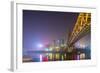 China, Chongqing, Dongshuimen Bridge Above Yangtze River-Paul Souders-Framed Photographic Print