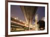 China, Chongqing, Overhead Expressways on Autumn Evening-Paul Souders-Framed Photographic Print