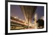 China, Chongqing, Overhead Expressways on Autumn Evening-Paul Souders-Framed Photographic Print