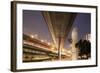 China, Chongqing, Overhead Expressways on Autumn Evening-Paul Souders-Framed Photographic Print