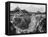 China Clay Quarry-null-Framed Stretched Canvas