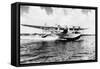 China Clipper flying out of Miami, Fl Photograph - Miami, FL-Lantern Press-Framed Stretched Canvas