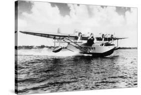 China Clipper flying out of Miami, Fl Photograph - Miami, FL-Lantern Press-Stretched Canvas