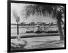 China Clipper Mooring on Hawaiian Island Photograph - Hawaii-Lantern Press-Framed Art Print