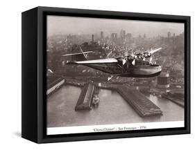 China Clipper, San Francisco, California, 1936-Clyde Sunderland-Framed Stretched Canvas