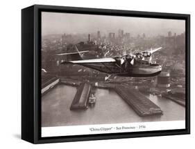 China Clipper, San Francisco, California, 1936-Clyde Sunderland-Framed Stretched Canvas