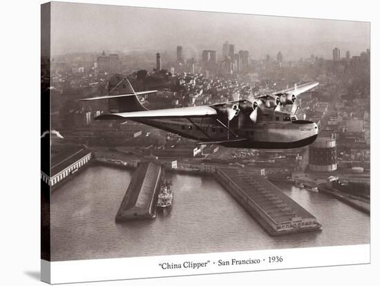 China Clipper, San Francisco, California, 1936-Clyde Sunderland-Stretched Canvas