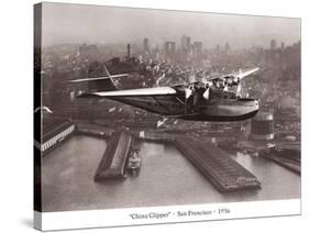 China Clipper, San Francisco, California, 1936-Clyde Sunderland-Stretched Canvas