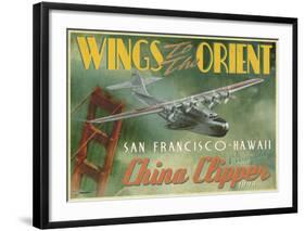 China Clipper-Carlos Casamayor-Framed Art Print