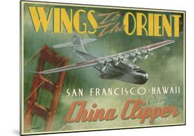 China Clipper-Carlos Casamayor-Mounted Art Print