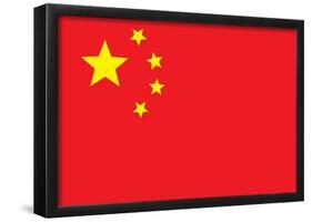 China Flag Art Print Poster-null-Framed Poster