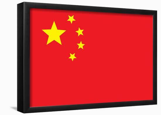 China Flag Art Print Poster-null-Framed Poster