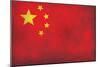 China Flag Distressed Art Print Poster-null-Mounted Poster