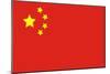 China Flag-AAAAAA-Mounted Premium Giclee Print