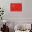 China Flag-AAAAAA-Art Print displayed on a wall