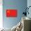 China Flag-AAAAAA-Art Print displayed on a wall