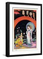 China, from "The Art of Perfume," Published 1912-Georges Barbier-Framed Giclee Print