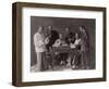 China, Group of Accountants with their Abacuses-null-Framed Photographic Print