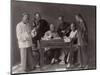 China, Group of Accountants with their Abacuses-null-Mounted Photographic Print