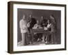 China, Group of Accountants with their Abacuses-null-Framed Photographic Print