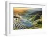 China, Guangxi Province, Longsheng, Long Ji rice terrace filled with water in the morning with Tian-Maurizio Rellini-Framed Photographic Print