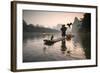 China, Guanxi, Yangshuo. Old Chinese Fisherman-Matteo Colombo-Framed Photographic Print