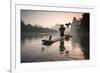 China, Guanxi, Yangshuo. Old Chinese Fisherman-Matteo Colombo-Framed Photographic Print