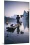 China, Guanxi, Yangshuo. Old Chinese Fisherman-Matteo Colombo-Mounted Photographic Print