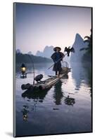 China, Guanxi, Yangshuo. Old Chinese Fisherman-Matteo Colombo-Mounted Photographic Print