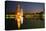 China, Guilin at Night, Double Pagoda 'Riyue Shuang Ta'-Catharina Lux-Stretched Canvas