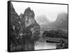 China, Guilin Li River-John Ford-Framed Stretched Canvas