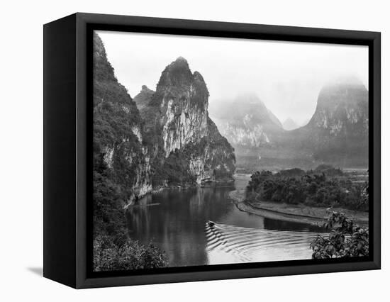 China, Guilin Li River-John Ford-Framed Stretched Canvas