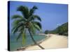 China, Hainan Island, Sanya, Beach Scene at Tianya-Haijiao Tourist Zone-Steve Vidler-Stretched Canvas