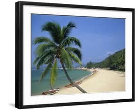 China, Hainan Island, Sanya, Beach Scene at Tianya-Haijiao Tourist Zone-Steve Vidler-Framed Photographic Print